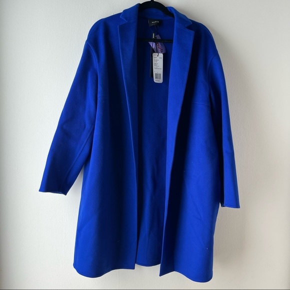 Akris 100% Cashmere Mae Coat in Blueprint NWT - Picture 2 of 6